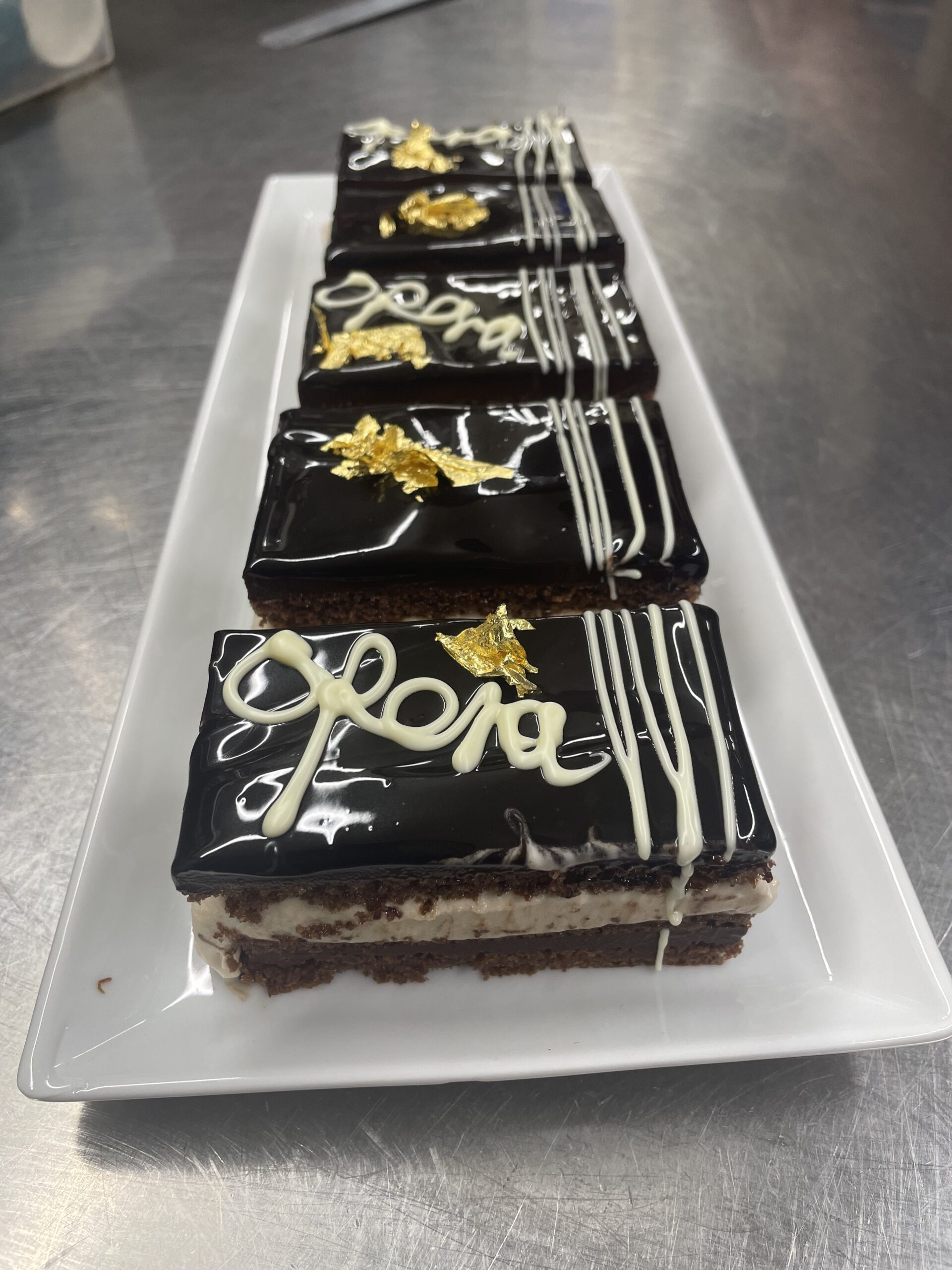 A chocolate dessert